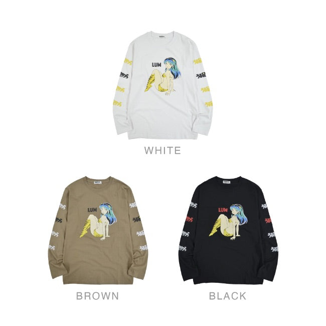 うる星やつら 小学館 ラムちゃん Tシャツ ロンT 長袖 プリント アニメ 漫画 M L LL uy1223-721