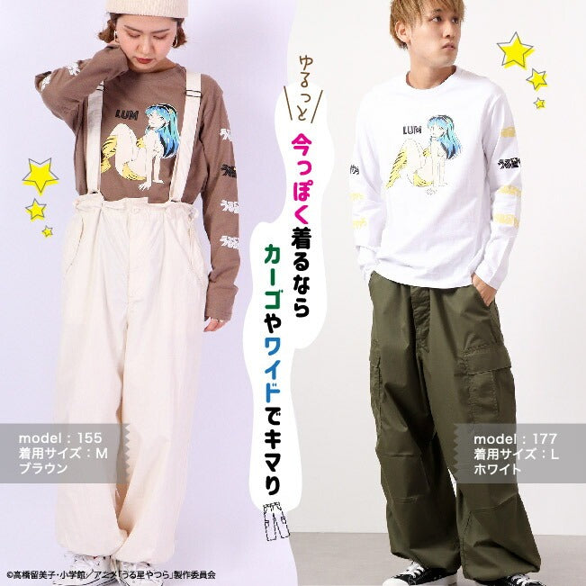 うる星やつら 小学館 ラムちゃん Tシャツ ロンT 長袖 プリント アニメ 漫画 M L LL uy1223-721