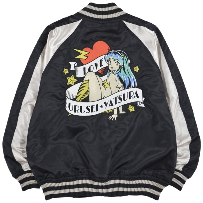 うる星やつら スカジャン 小学館 アウター 刺繍 長袖 ラムちゃん アニメ 漫画 プリント M L LL uy1823-729