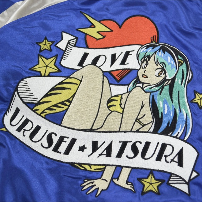 うる星やつら スカジャン 小学館 アウター 刺繍 長袖 ラムちゃん アニメ 漫画 プリント M L LL uy1823-729