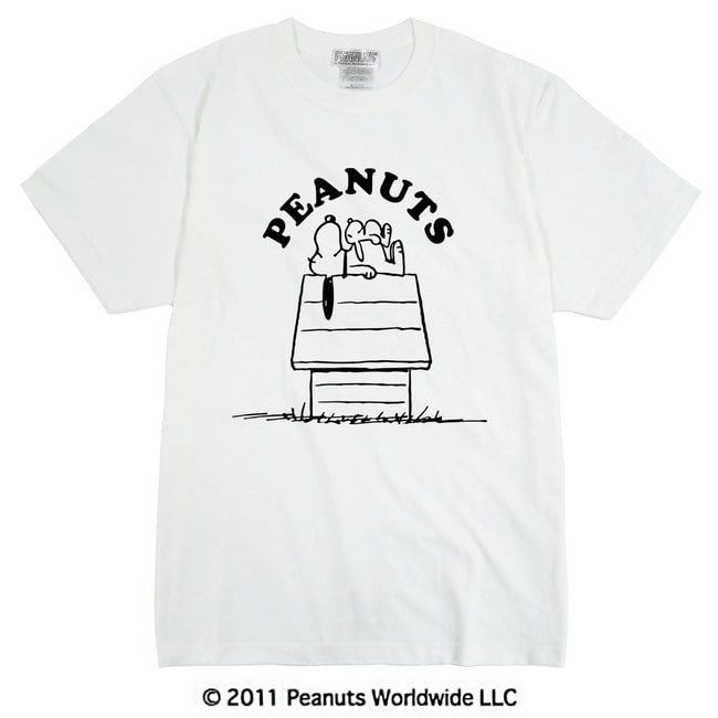 レトロ ヴィンテージ アート スヌーピー SNOOPY PEANUTS ラビット うさぎ 犬小屋 半袖 Tシャツ レディース メンズ S M L LL 綿 ギフト プリント 男女兼用 vs1-012u