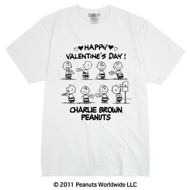 レトロ ヴィンテージ アート スヌーピース SNOOPY PEANUTS チャーリーブラウン Charliebrownバレンタインデー Valentine's Day 半袖 Tシャツ レディース メンズ S M L LL 綿 ギフト プリント 男女兼用 vs1-029v