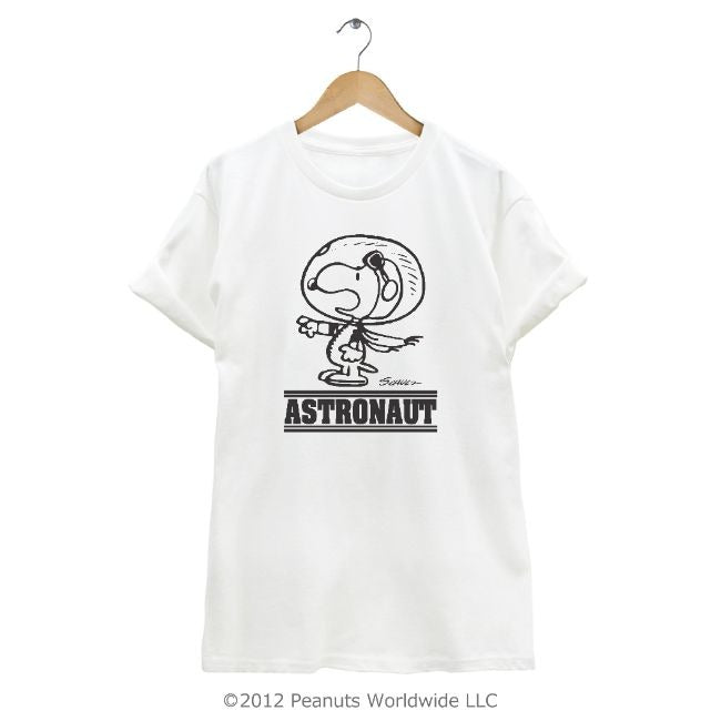 レトロ ヴィンテージ アート スヌーピー スヌーピー SNOOPY PEANUTS アストロノーツ ASTRONAUT 宇宙　半袖 Tシャツ レディース メンズ 男女兼用 S M L LL 綿 ギフト プリント 親子 vs1-038