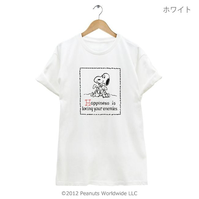 レトロ スヌーピー SNOOPY PEANUTS ラビット うさぎ 半袖 Tシャツ レディース メンズ S M L LL 綿 ギフト プリント 男女兼用 vs1-013u