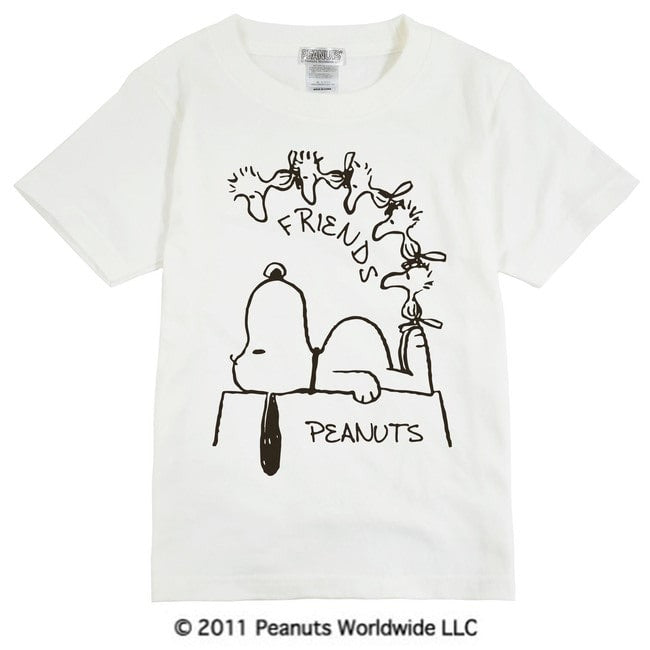 レトロ ヴィンテージ スヌーピー ウッドストック 半袖Ｔシャツ キッズ 子供服 110 130 150 vs6-018