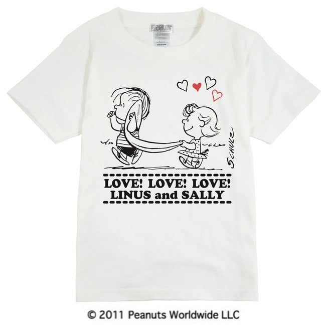 レトロ ヴィンテージ スヌーピー 仲間 仲良し サリー ライナス 半袖 Ｔシャツ キッズ 子供服 110 130 150 vs6-028v