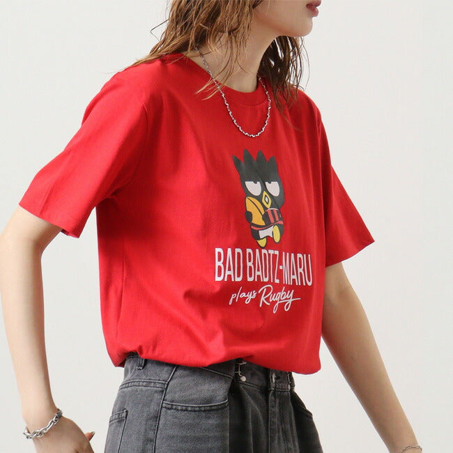 バッドばつ丸  Tシャツ 半袖 プリント トップス サンリオ キャラクターズ xo1142-208