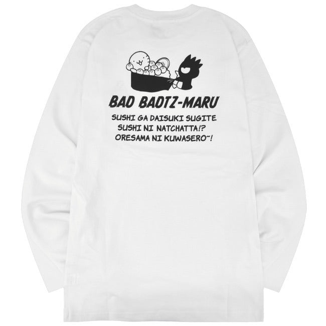 バッドばつ丸 Tシャツ 長袖 ロンT サンリオ キャラクターズ プリント メンズ レディース xo1243-35
