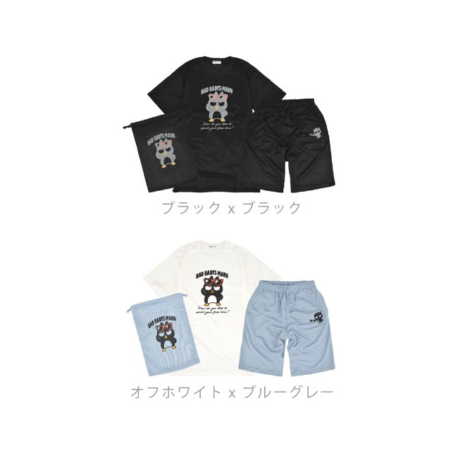 バッドばつ丸 Tシャツ ハーフパンツ 上下 セット プリント サンリオ キャラクターズ xo1642-55